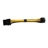 8Pin Graphics Card Extention Power Cable PCIe 8Pin Female to 8Pin Male Elbow 90 Degree Cable Graphics Card Power Cable