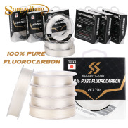 Sougayilang Dây Câu Fluorocarbon Chìm Nguyên Chất 100% Mới Dây Câu Sợi Đơn