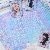 【YF】♀❆✻  MOHAMM 30 Sheets Glitter Colored Stickers for Card Photos Scrapbooking Material Decoration Collage