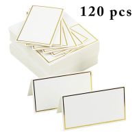 60/120 Pcs Place Cards For Wedding Party Decoration Name Seating Cards Greeting Invitations Cards Festival Party Accessories