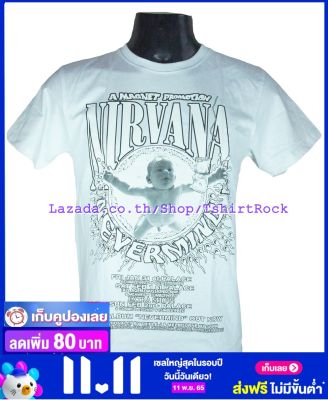 เสื้อวง NIRVANA เนอร์วานา ไซส์ยุโรป เสื้อยืดวงดนตรีร็อค เสื้อร็อค  NIR8170 ส่งจาก กทม.