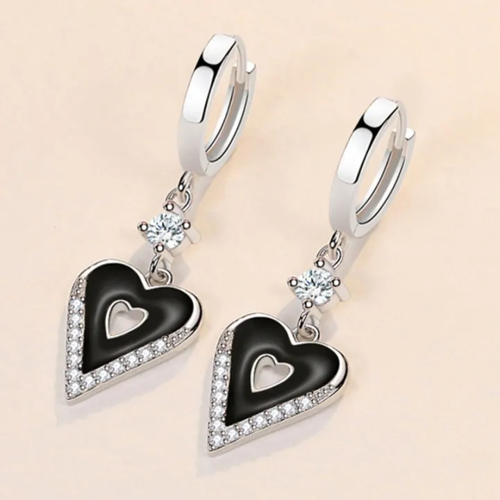 long-heart-earrings