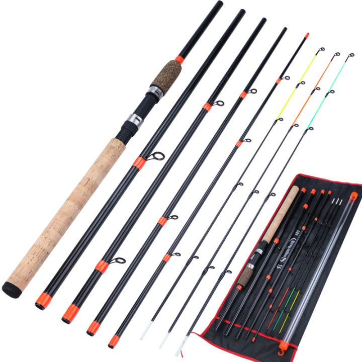 souilang-new-feeder-fishing-rod-lengthened-handle6-sections-fishing-rod-l-m-h-power-carbon-fiber-travel-rod-fishing-tackle