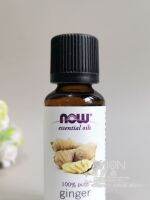 Spot hot water soak hands and feet American Now foods ginger warm mood 30ml natural essential oil