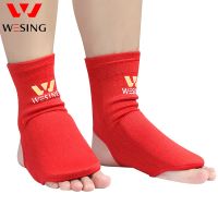 Wesing Cotton Instep Guard Sanda Boxing Taekwondo Muay Thai Karate Shin and Instep Guard