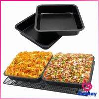 CeeJay ถาดอบเค้กแบบสี่เหลี่ยม ถาดอบขนมปัง ถาดอบพิซซ่า  Square cake pan สปอตสินค้า