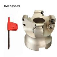 1pc EMR 5R 50 22 4T Face Milling Cutter Holder เครื่องมือเครื่องกลึง CNC แบบถอดเปลี่ยนได้สําหรับ RPMT RPMW เม็ดมีดคาร์ไบด์กลม