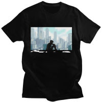 Anime Ghost Soldier Ghost In The Shell Tshirts Men Pure Cotton Tee Shirt Clothes Manga Kusanagi Motoko T Gildan Spot