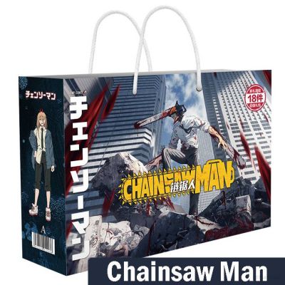 Ellen Chainsaw Man Lucky Gift Bag Collection Bag Toy รวมโปสการ์ด โปสเตอร์ ป้ายสติกเกอร์ ที่คั่นหนังสือ กล่องของขวัญสําหรับเด็ก