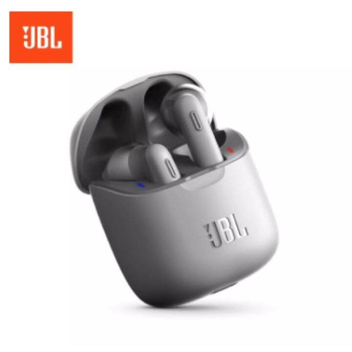 หูฟังjbl-tune-t220-tws-หูฟังบลูทูธ-v5-0-หูฟังไร้สายหูฟังชนิดใส่ในหูพร้อมไมโครโฟนสเตอริโอและกล่องชาร์จ