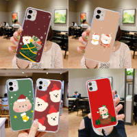 A-55 christmas bears อ่อนนุ่ม TPU เคสโทรศัพท์ หรับ OPPO A16S A16 A9 A15 A53S A33 A83 A7 A12E A12S A1 A72 A52 A54 A15S A3S A5 A5S A85 A33 A54S A1K A92 A31 F11 A53 A8 A12 Pro โปร่งใส ปก