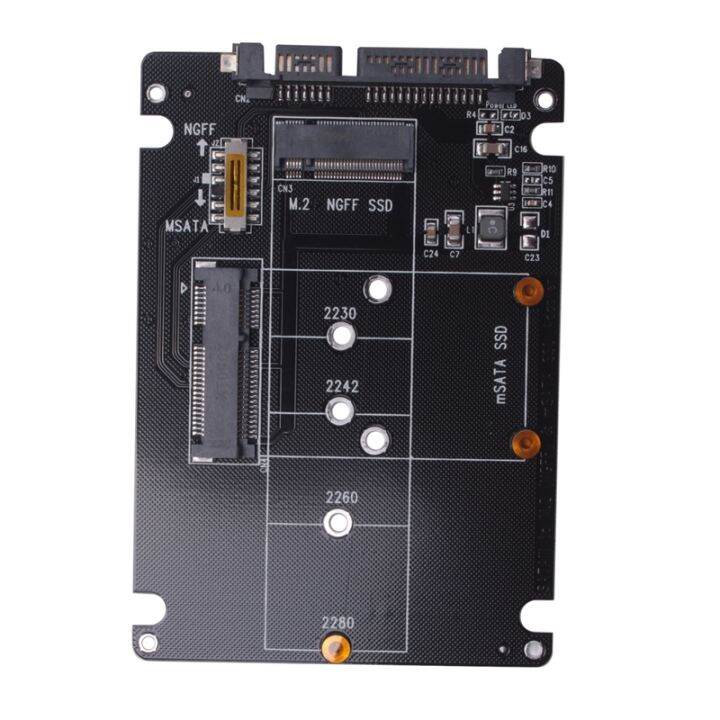 2-in-1-ngff-m-2-b-m-key-mini-pci-e-or-msata-ssd-to-sata-iii-adapter-card-for-full-msata-ssd-2230-2242-2260-22x80-m2