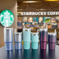 แก้ว Stanley + Starbucks สีกลิตเตอร์ ขนาด 30oz แก้วสแตนเลส STANLEY แก้วน้ำพร้อมฟาง