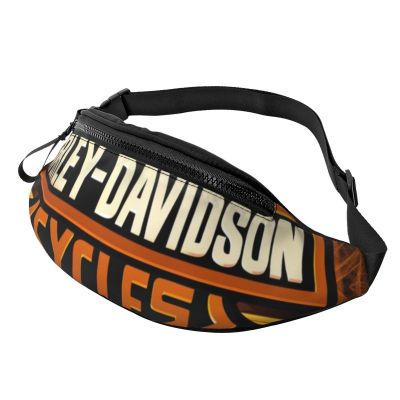 Harley-Davidsons กระเป๋าคาดเอวกระเป๋าคาดเอวพร้อมสายรัดเอวปรับได้,ของขวัญสำหรับเพลิดเพลินไปกับเทศกาลกีฬาออกกำลังกายเดินทางวิ่งกระเป๋าถือ