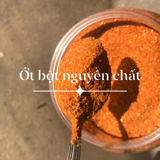 Bột ớt nguyên chất quảng bình nhà làm đảm bảo sạch 100% cay thơm nồng 100g - ảnh sản phẩm 5