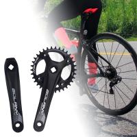 จานหน้าจักรยานเสือภูเขา Aternee ชุดแขนข้อเหวี่ยงสำหรับจักรยาน104 BCD,Crankset เรียวสี่เหลี่ยม,ชุดข้อเหวี่ยง,7-12จานปั่น,เปลี่ยนอุปกรณ์เสริม