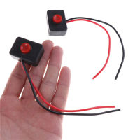 2Pcs Adhesive Base Push Button Action Wired Switch DC 12V 2AA dhesive Base Push Button for Car