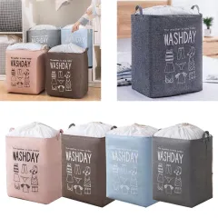 Waterproof Collapsible Laundry Basket Dirty Clothes Hamper Printed Foldable  Storage Bin Sundries Sorter Basket Laundry Organizer