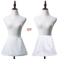 [Childrens clothing] กระโปรงชั้นในเด็กลายดอกไม้สำหรับเด็กผู้หญิงแนววินเทจสีขาวสั้นบัลเล่ต์กระโปรงบัลเล่ต์ฟองน้ำซับในเอวยางยืดแบบครึ่งห่วง1ชั้น