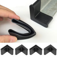 L-Shaped Rubber Cover Triangle Angle Iron End Cap Anti Scratch Shelf Table Feet Leg Pad Floor Protector Furniture Protectors Replacement Parts Furnitu