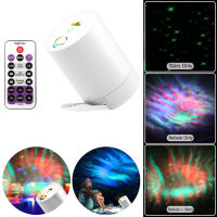 2021Night Light Aurora Star Galaxy Starry Sky Projection Light LED Rotating Star Projector Colorful Dream Star Water Wave Lamp Decor