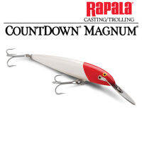 เหยื่อปลอม RAPALA MAGNUM CDMAG-RH เหยื่อ ราพาล่า ลิ้นเหล็ก ขาวหัวแดง