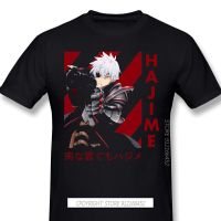 Cool Black Tshirt Arifureta Hajime Nagumo Tio Klarus Anime Homme T-Shirts Tee Pure Oversize Short Sleeve