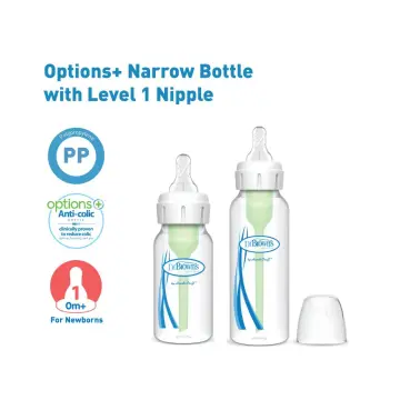 Dr. Brown 2Oz PP Narrow Neck Options Plus 1 Pcs - Dr. Brown