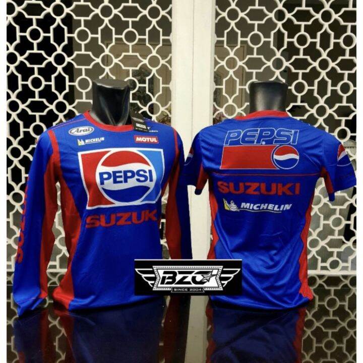 PREMIUM KUALITIBZC JERSEY MOTOR SUZUKI PEPSI Lazada