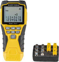 Klein Tools VDV501-851 Cable Tester Kit with Scout Pro 3 for Ethernet/Data, Coax/Video and Phone Cables, 5 Locator Remotes Starter Kit
