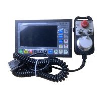 ₪◙ China New CNC Kit Independent Motion Controller 3 Axis 4 Axis USB Ethernet Interface CNC Controller Kit W/E-Stop Handwheel Mpg