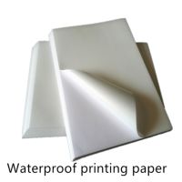 50/10 Sheets A4 Laser Inkjet Printer Waterproof printing paper Copier Craft Paper Transparent White Self Adhesive Sticker Label