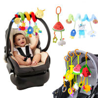 ของเล่นเด็กเกลียว Mainan Stroller เตียงเปลเด็กทารกนุ่มใหม่สำหรับทารกแรกเกิดที่นั่งในรถผ้าเช็ดตัวเด็กของเล่นเขย่ากรุ๊งกริ๊ง Bebe ของเล่น0-12เดือน