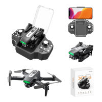 FUSHUN 1 Abs LSRC LS-XT4 Mini WiFi FPV พร้อมโหมดรักษาระดับกล้อง HD คู่4K/1080P Drone บังคับวิทยุพับเก็บได้ Quadcopter RTF