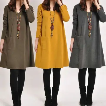 Winter Dresses for Women 2024 Plus Size for Work Women's