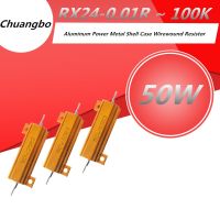 RX24ตัวต้านทานโลหะแบบมีลวด ~ 100K 1 6 8 10 20 200 500ความต้านทาน1K 10K โอห์ม