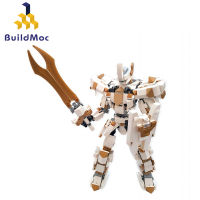 Buildmoc รหัส Mech หุ่นยนต์ Geassed Lanceloted MOC ชุดสำเร็จรูปชุดของเล่นสำหรับเด็กของขวัญเด็กของเล่น616ชิ้นอิฐ