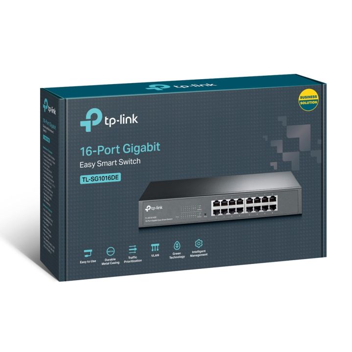 tp-link-sg1016de-16-port-gigabit-easy-smart-switch-ของแท้-ประกันศูนย์-lifetime-warranty