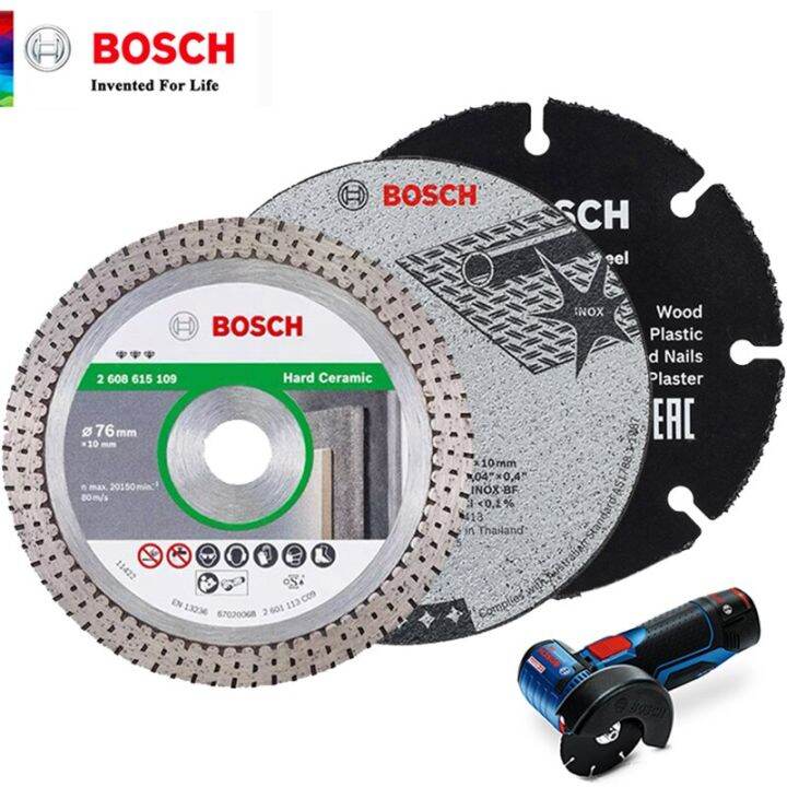 Bosch Original 76Mm Metal Cutting/Grinding Disc Woodworking Stainless