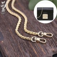 ✎▤ Suitable for Fu garbage bag lantern chain single purchase bag with accessories shoulder strap Messenger light gold word buckle snake bone chain