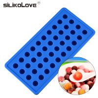 SILIKOLOVE Silicone 40 Cavity Round Ball Mold Decorating Tools For Ice Chocolate Silicone Moulds For Cake Decorating Pastry Tool