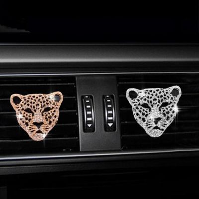 Money Leopard with Diamonds car Air conditioning outlet perfume interior accessories fragrance