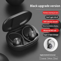 [NEW EXPRESS] Bluetooth Earphone Headphones With Mic Ear Hooks HiFi Stereo Music Earbuds iPhone