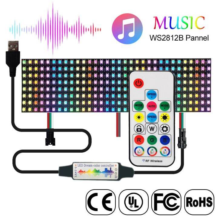 WS2812B RGB Led Digital Flexible Individually Addressable Panel Light ...