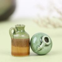 1pcs Or 2pcs/set 1:12 Dollhouse Miniature Mini Ceramic Can Storage Jar Seasoning Can Kitchen Toy Accessories