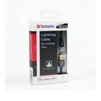 VERBATIM ::: สาย Lightning Cable (1.2 เมตร,สีดำ) รุ่น 65360