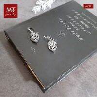 MT ต่างหูเงินแท้ ดีไซน์  ฉลุลาย งานรมดำ แบบห้อย ตะขอเกี่ยว Solid 925 Sterling Silver Earrings (se680) MT Jewelry มณีธารา