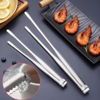 Tong Stainless Salad Cooking Tongs For Baking Utensils Camping Grill Barbecue Steel Serving Food 304 For Bread Tweezers Clip Cooking Utensils