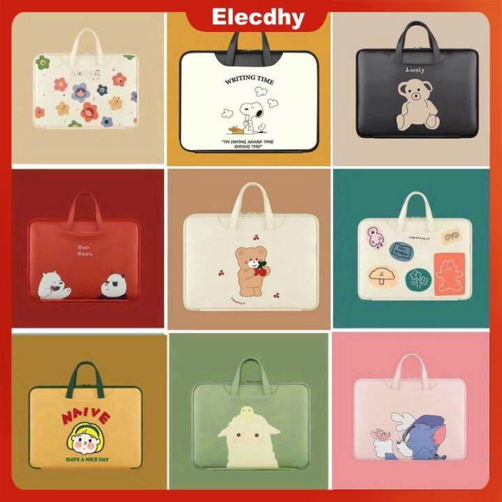 cute-snoopy-portable-laptop-bag-13-14-15-6-inch-notebook-bags-women-handbag-waterproof-computer-bags