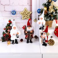 【CW】 Christmas Santa Claus Doll For Home Christmas Tree Decor Christmas Decorations Xmas Gifts New Year Home Pendant Decorations